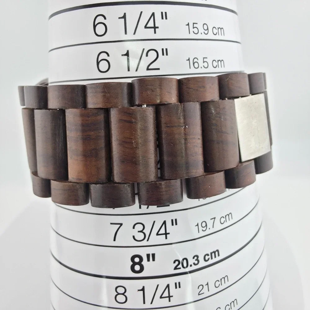 WEWOOD Arrow Nut Men's Watch 100% Natural Walnut Wood Stainless Steel Clasp 7